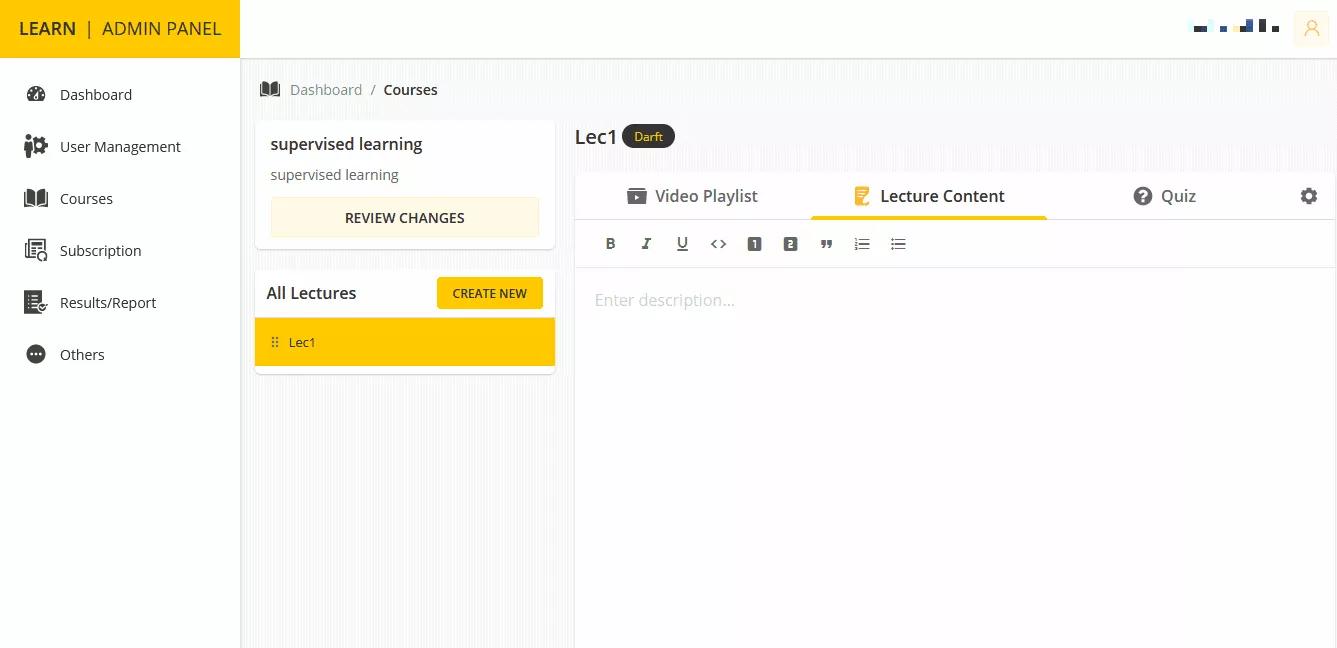 Learn - LMS 3