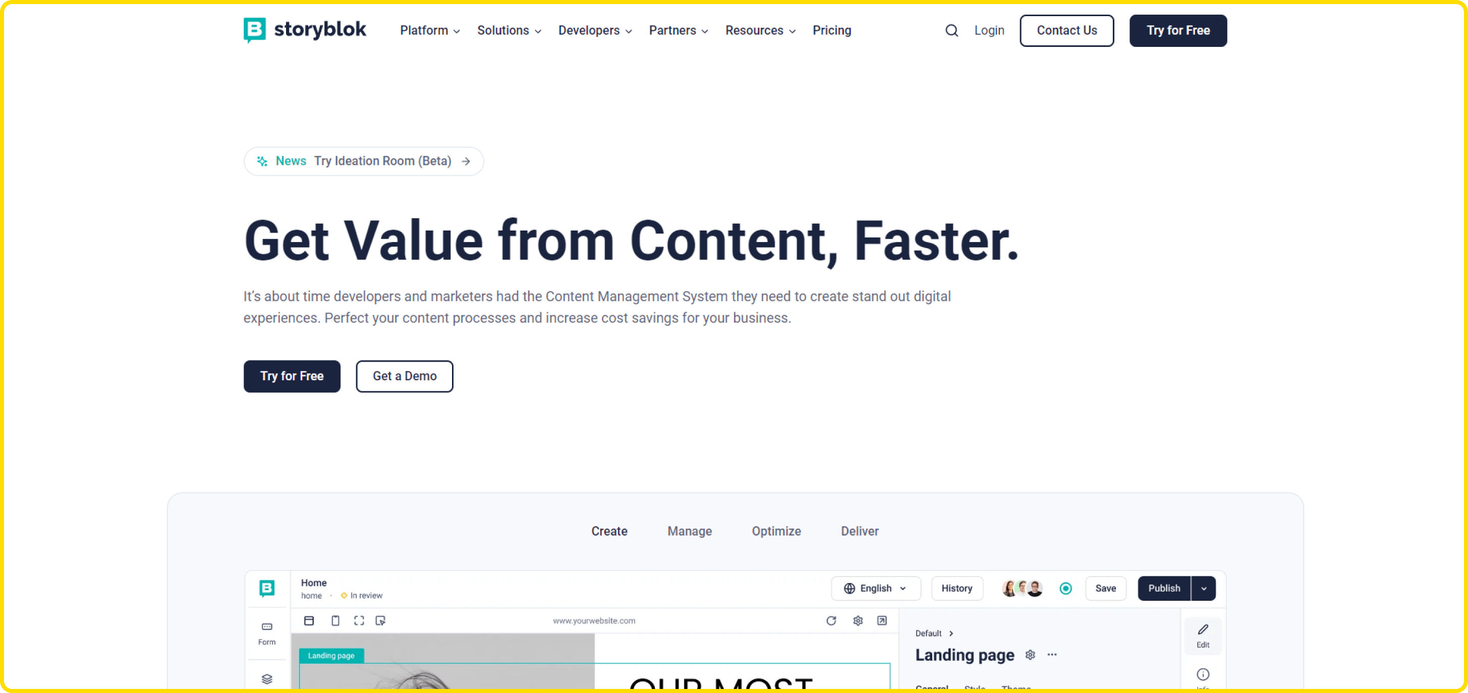 Storyblok CMS review for Enterprise CMS | Lemon Hive Blog